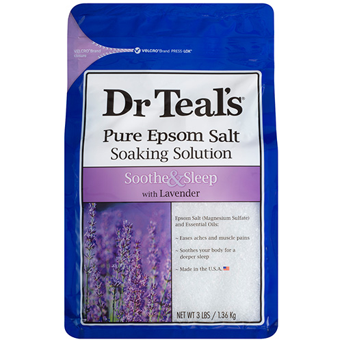 Pure Epsom Salt Soaking Solution with Lavendar