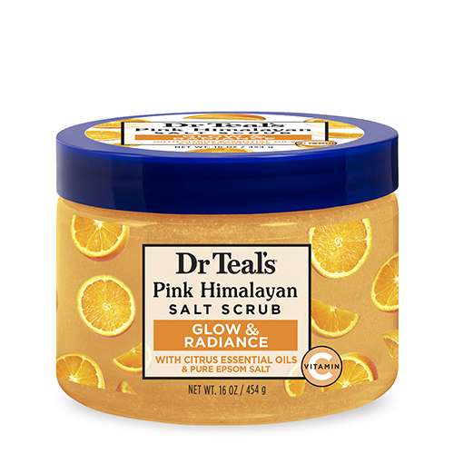 Glow & Radiance Pink Himalayan Salt Scrub with Citrus