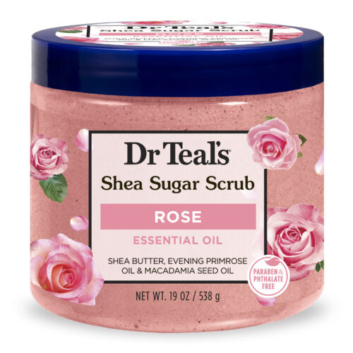 Shea Sugar Scrub with Rose Essential Oil