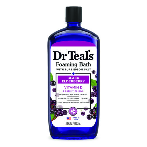 Dr. Teal's Black Elderberry Foaming Bath with Essential Oils