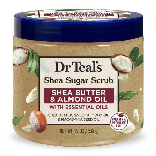 Shea Sugar Scrub with Shea Butter, Almond Oil, & Essential Oils
