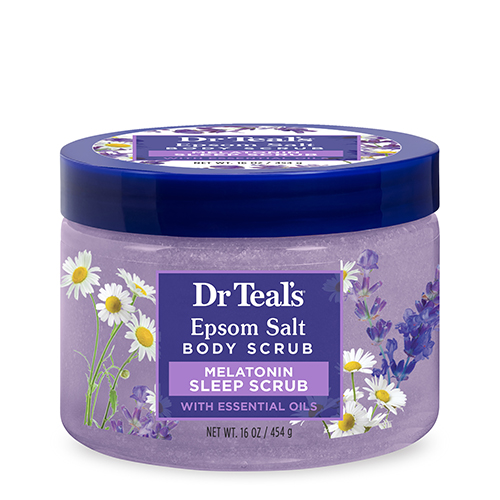 Melatonin Sleep Epsom Salt Body Scrub with Essential Oils