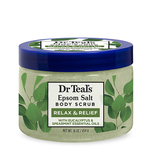 Relax & Relief Epsom Salt Body Scrub with Eucalyptus & Spearmint