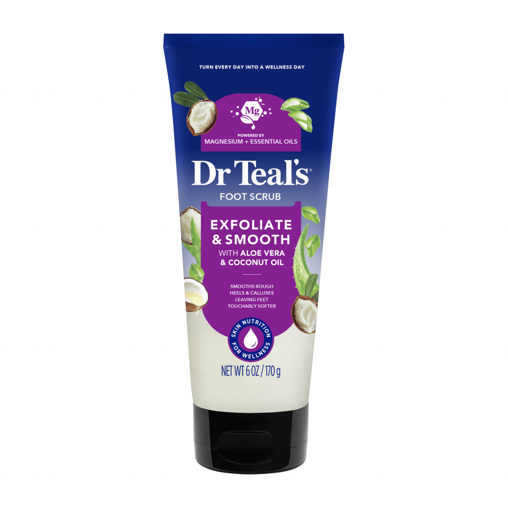 Softening Foot Scrub with Aloe Vera & Coconut Oil bottle