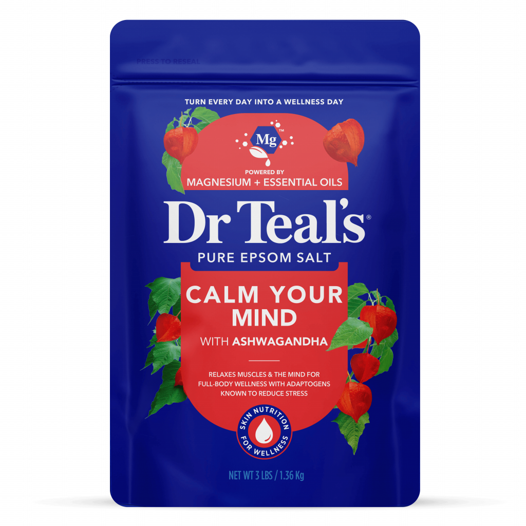 calm your mind with ashwagandha pure epsom salt 3 lb resealable bag