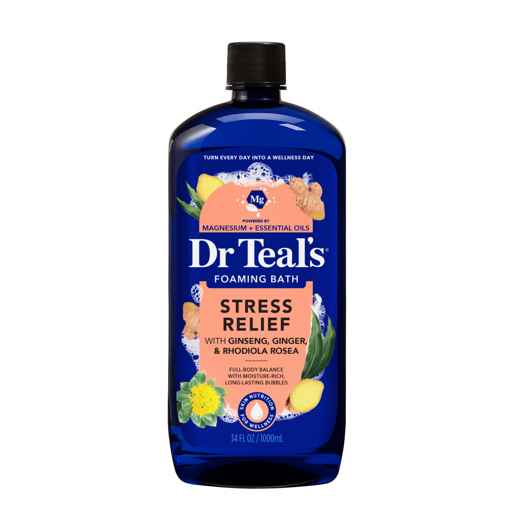 Stress Relief with Ginseng & Ginger Foaming Bath bottle