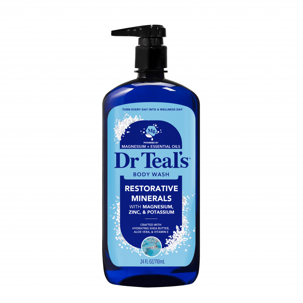 Restorative Minerals with Magnesium, Potassium & Zinc Body Wash pump bottle